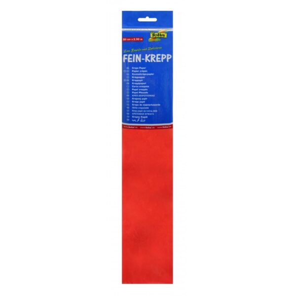 Crepepapier vuurrood