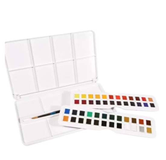 DalerRowney aquafine travelset - 48 halve napjes