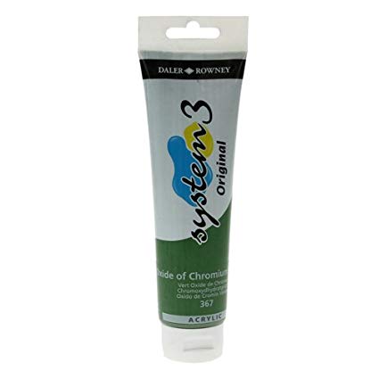 DalerRowney system3 150ml 367 oxide of chromium green
