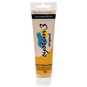 DalerRowney system3 150ml 618 cadmium yellow deep (hue)