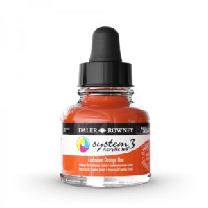 DalerRowney System3 acrylic ink 619 Cadmium Orange Hue , 29,5ml