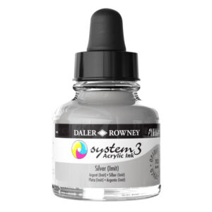 DalerRowney System3 acrylic ink 702 Silver (Imit) 29,5ml