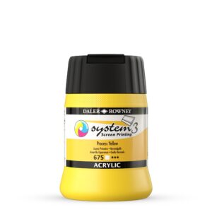 DalerRowney System3 screenprinting Acryl 250ml - 675 Process Yellow