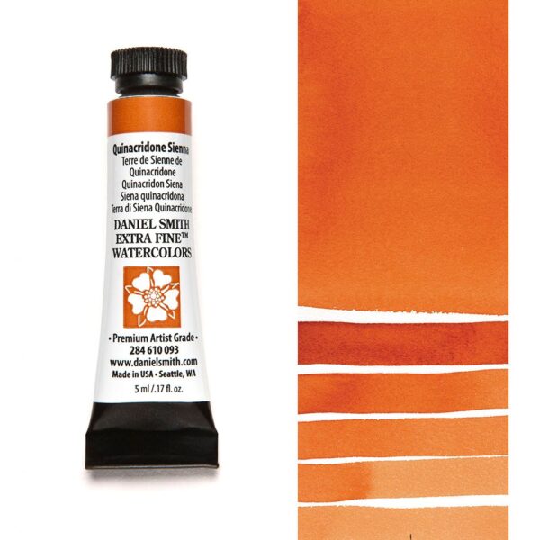 Daniel Smith extra fine watecolors - s2 093 quinacridone sienna