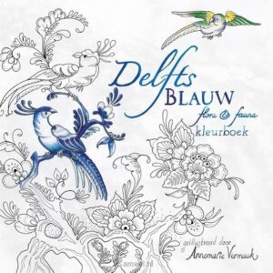 Delftsblauw, flora & fauna kleurboek