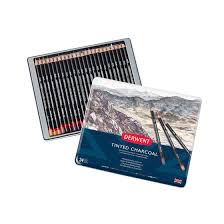 Derwent Tinted charcoal set 24
