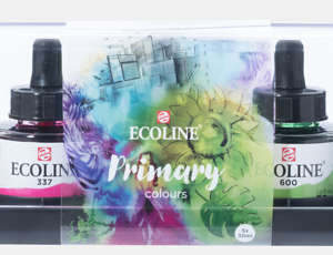 Ecoline 30ml - set primary colours