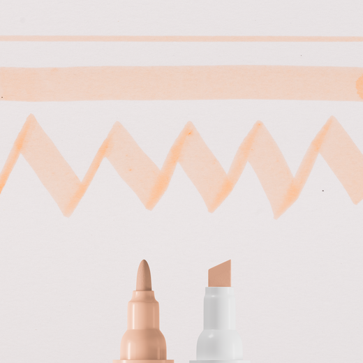 Ecoline duotip - 258 abrikoos