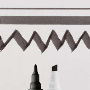 Ecoline duotip - 700 zwart