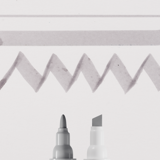 Ecoline duotip - 717 koudgrijs