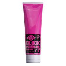 Essdee blockprinting inkt 300ml - fluor roze