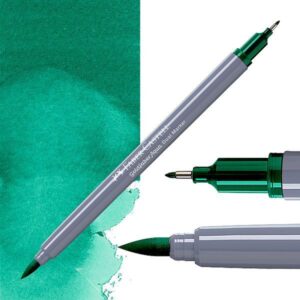 Faber-Castell Goldfaber aqua dual markers - 264 dark phthalo green