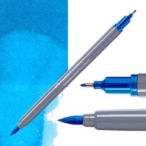 Faber-Castell Goldfaber aqua dual markers - 449 azure blue