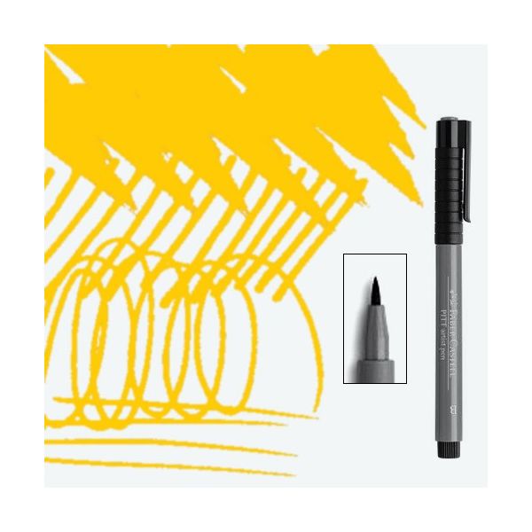 Faber-Castell Pitt artist pen brush - 109 dark chrome yellow