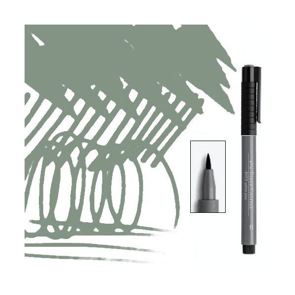 Faber-Castell Pitt artist pen brush - 172 earth green