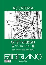 Fabriano accademia artist paperpack - 160gr A3 75 vel