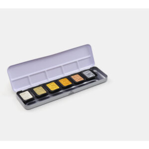 Finetec 30mm zwart metalen blik - 6 antique tones