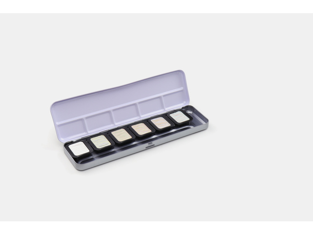 Finetec 30mm zwart metalen blik - 6 high sparkeling