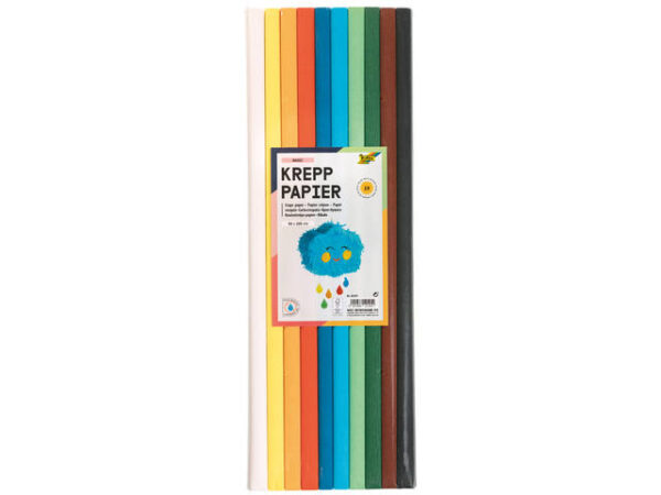 Folia crepepapier - basic kleuren
