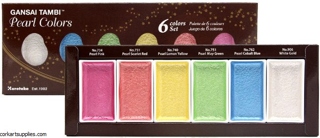 Gansai Tambi pearl colours 6