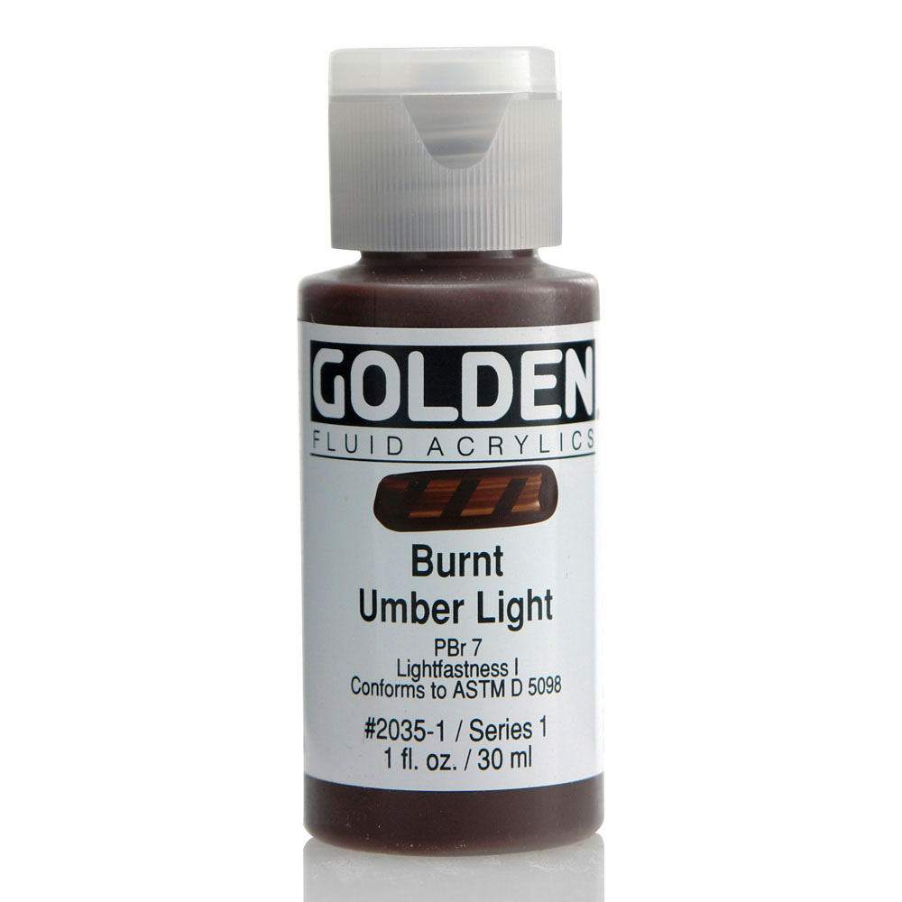 Golden fluid acrylics 30ml – S1 – 2035 burnt umber light