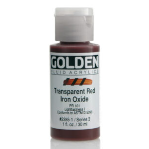 Golden fluid acrylics 30ml – S3 – 2385 transparant red iron oxide