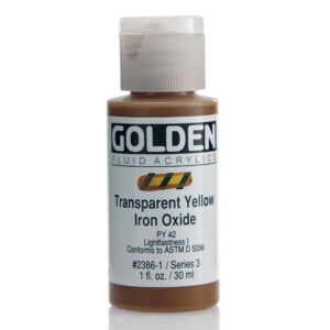 Golden fluid acrylics 30ml – S3 – 2386 transparant yellow iron oxide