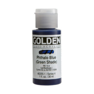 Golden fluid acrylics 30ml – S4 – 2255 phthalo blue (green shade)