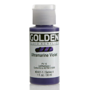 Golden fluid acrylics 30ml – S4 – 2401 ultramarine violet