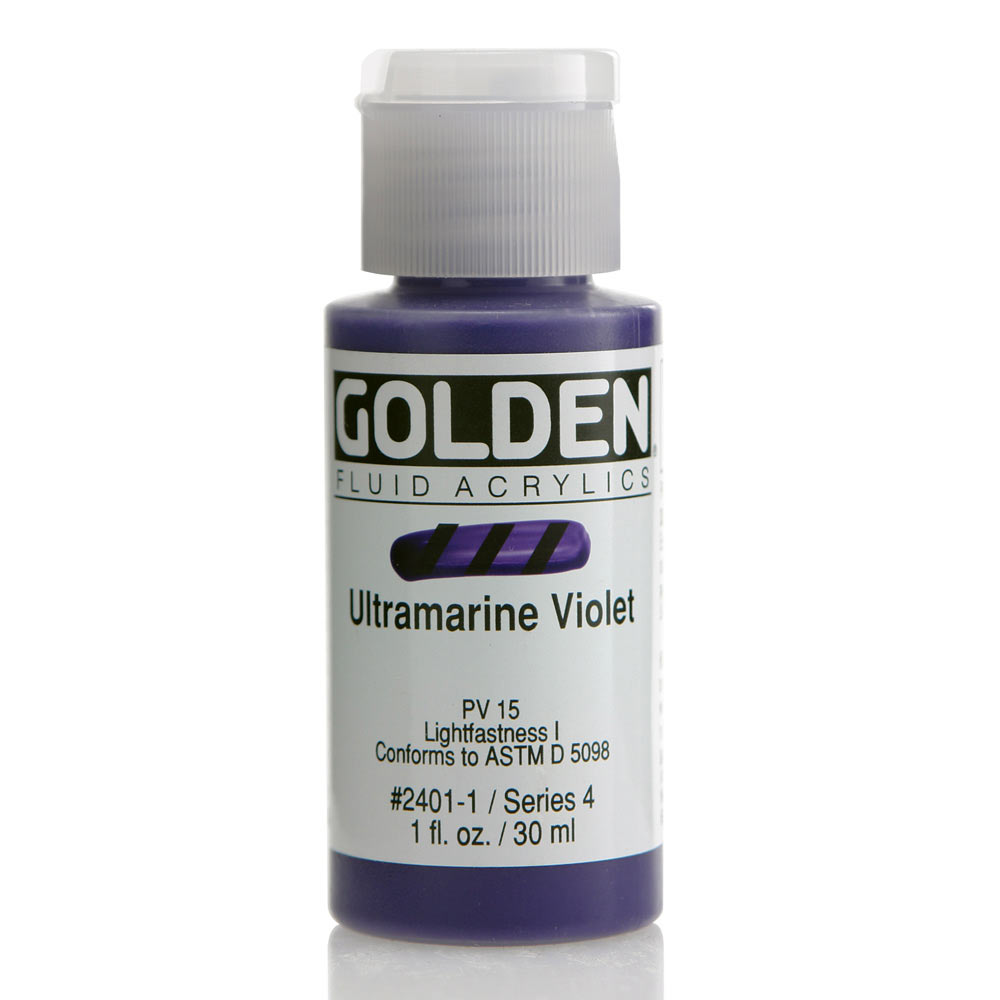 Golden fluid acrylics 30ml – S4 – 2401 ultramarine violet