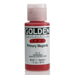 Golden fluid acrylics 30ml – S6 – 2421 primary magenta