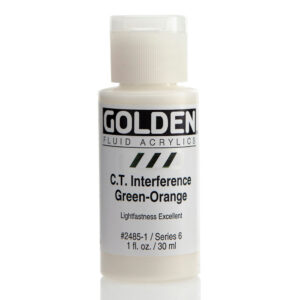 Golden fluid acrylics 30ml – S6 – 2485 c.t. interference green- orange