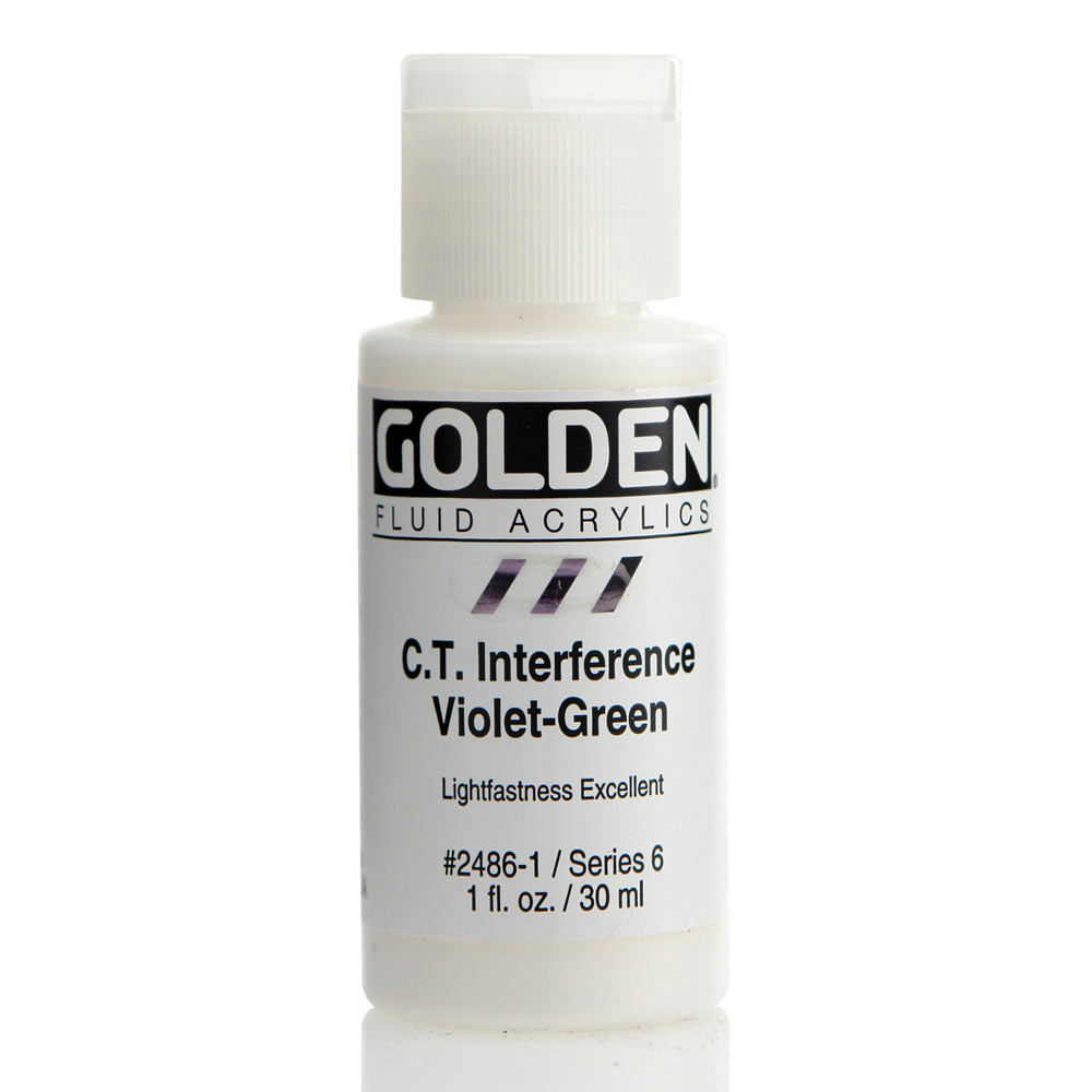 Golden fluid acrylics 30ml – S6 – 2486 c.t. interference violet green