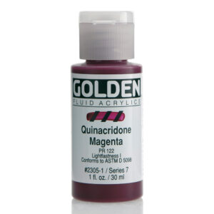 Golden fluid acrylics 30ml – S7 – 2305 quinacridone magenta