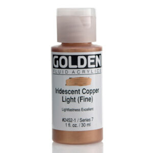Golden fluid acrylics 30ml – S7 – 2452 iridescent copper light (fine)
