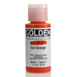 Golden fluid acrylics 30ml – S8 – 2403 vat orange