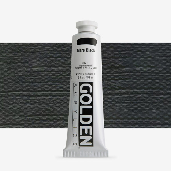 Golden heavy body acryl 60ml - S1 - 1200 mars black