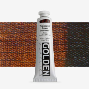 Golden heavy body acryl 60ml - S3 - 1383 transparant brown iron oxide