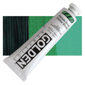 Golden heavy body acryl 60ml - S4 - 1275 phthalo green (yellow shade)