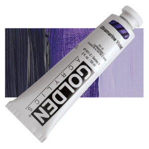 Golden heavy body acryl 60ml - S4 - 1401 ultramarine violet