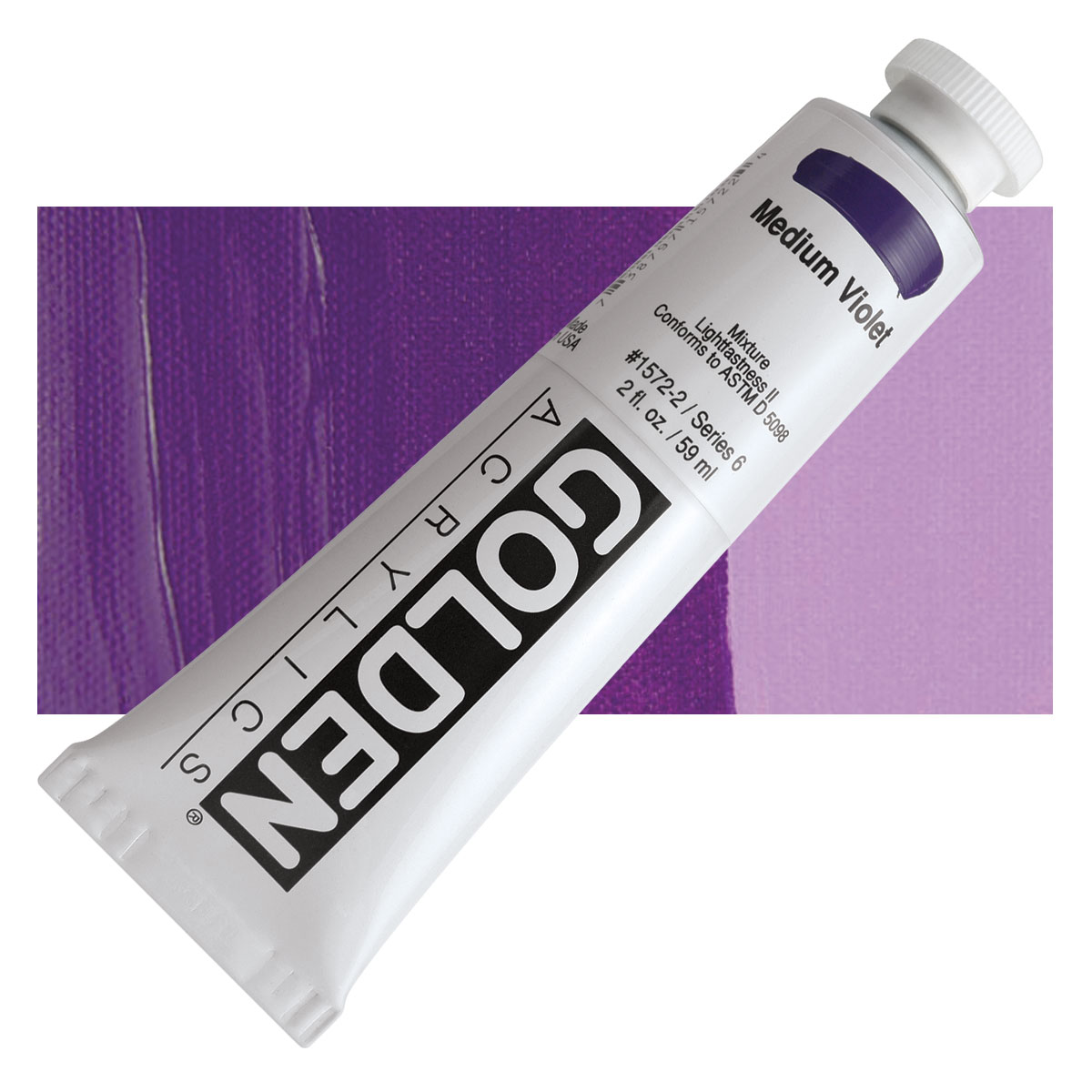 Golden heavy body acryl 60ml - S6 - 1572 medium violet