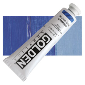 Golden heavy body acryl 60ml - S7 - 1050 cerulean blue, chromium