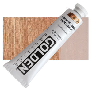 Golden heavy body acryl 60ml - S8 - 4106 Iridescent Copper Light (coarse)