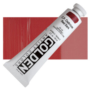 Golden heavy body acryl 60ml - S9 - 1080 cadmium red dark