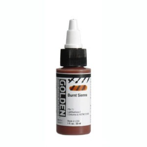Golden high flow acrylics 30ml – S1 – 8523 burnt sienna