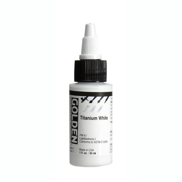 Golden high flow acrylics 30ml – S1 – 8549 titanium white