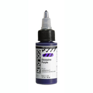 Golden high flow acrylics 30ml – S1 – 8556 dioxazine purple - transparant
