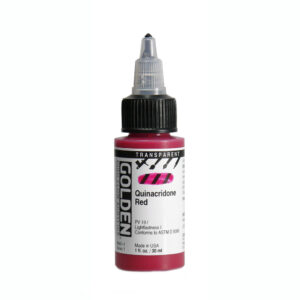 Golden high flow acrylics 30ml – S1 – 8561 quinacridone rood - transparant