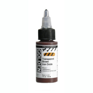 Golden high flow acrylics 30ml – S1 – 8562 transparant brown iron oxide
