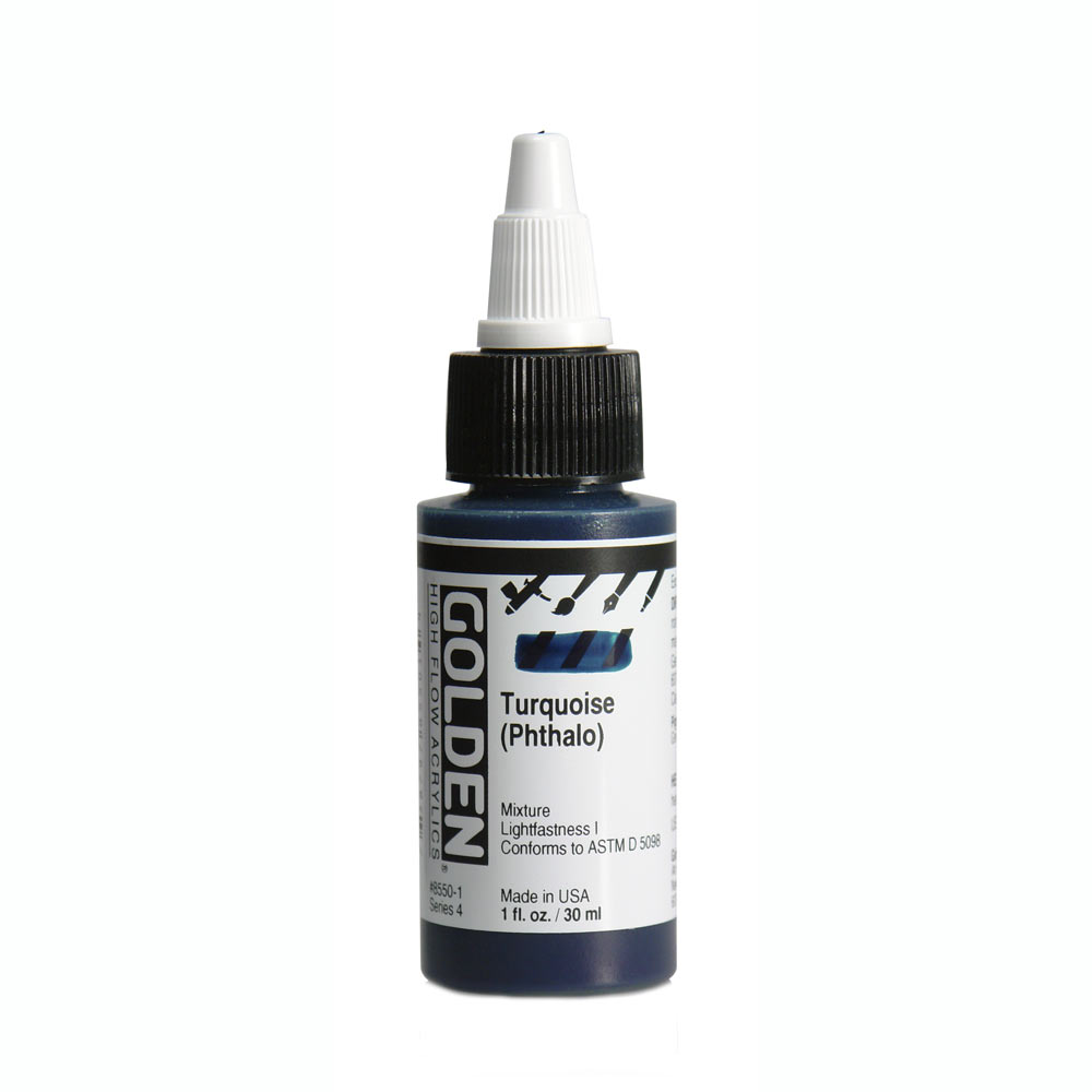 Golden high flow acrylics 30ml – S4 – 8550 turquoise (phthalo)